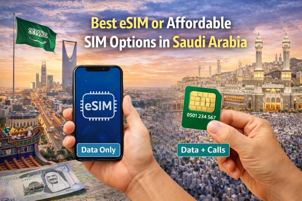 Best eSIM or Affordable SIM Options in Saudi Arabia